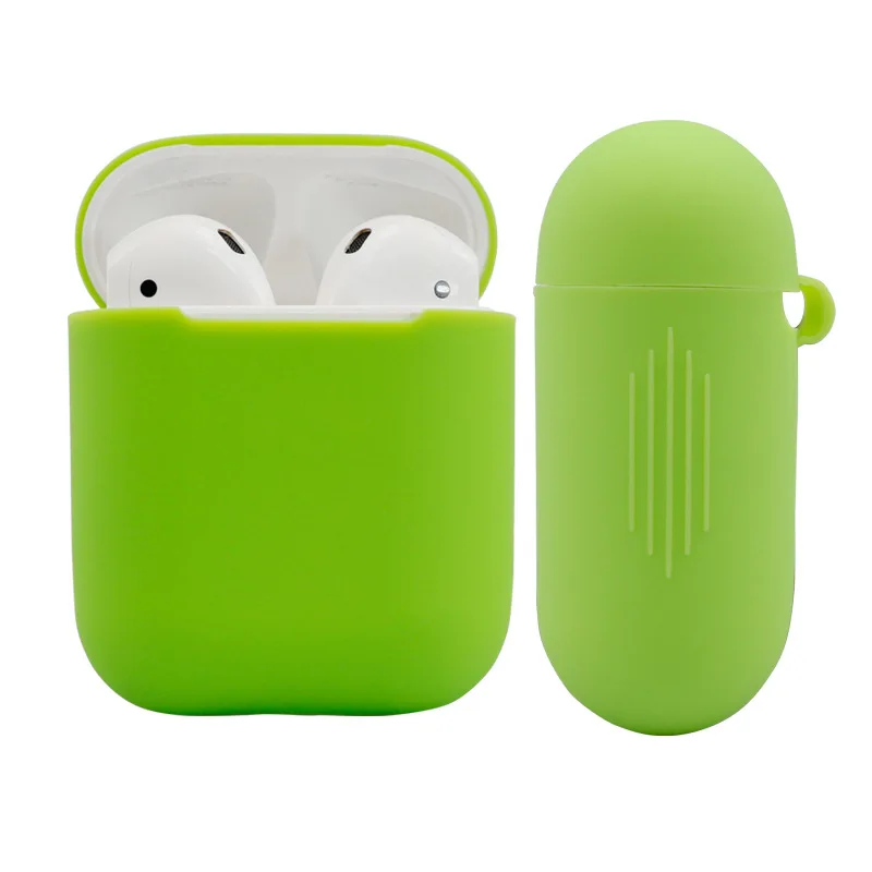 Мягкий силиконовый чехол, наушники для Apple Airpods, чехол, Bluetooth, беспроводные наушники, защитный чехол, коробка для Air Pods, наушники, сумка