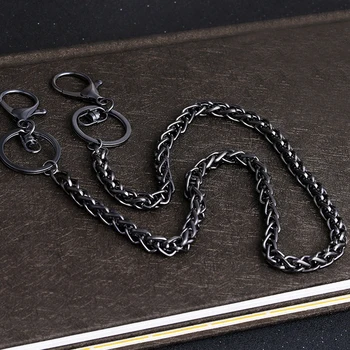 

Trousers Hipster Key Chains Punk Street Big Ring Metal Wallet Belt Chain Pant Long Key Chain Unisex Hip Hop Jewelry Nice Gift