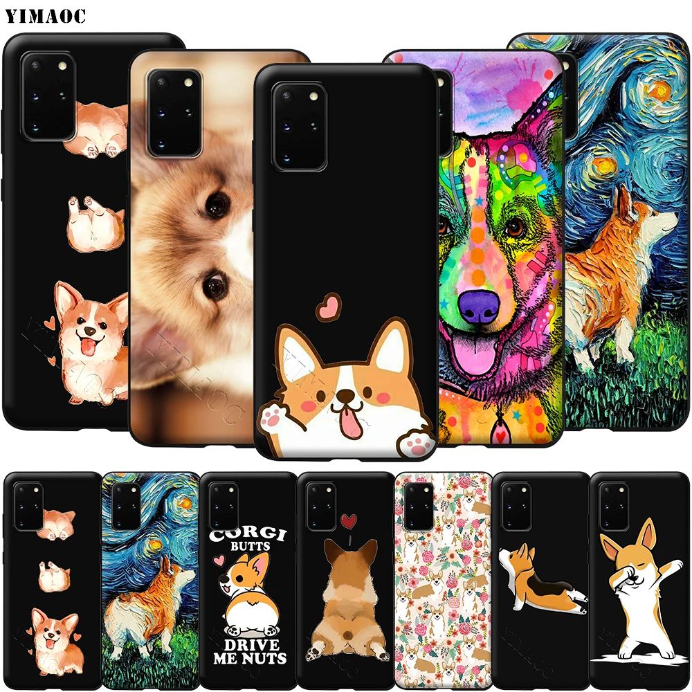 YIMAOC симпатичный корги собака Мягкий силиконовый чехол для Samsung Galaxy S6 S7 S10e Edge S8 S9 Plus