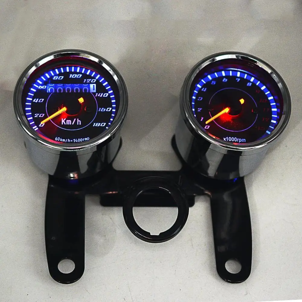 Nachtsicht Zifferblatt Kilometerzähler Motorrad Panel Tachometer