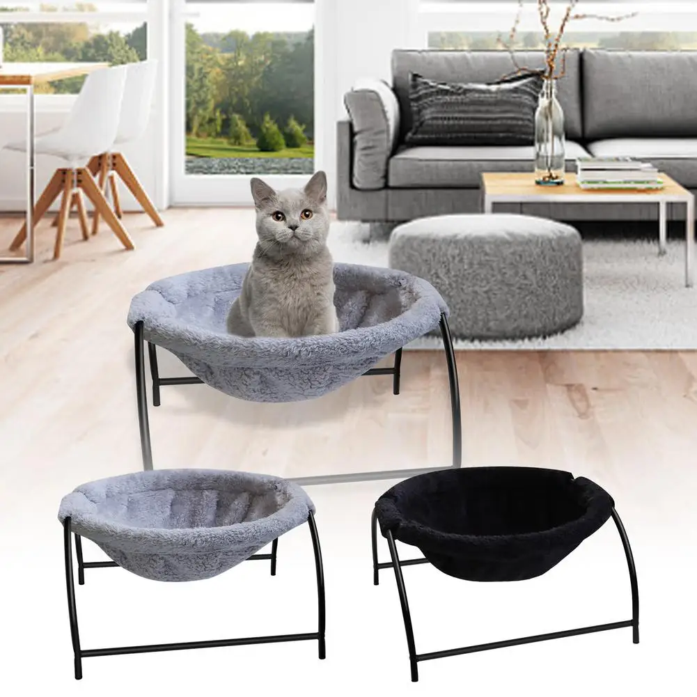 Pet Cat Hammock Bed Luxury Cozy Rocking Chair Detachable And Washable Elevated Pet Bed Cradle House For Cats Dog Nest Mat 1
