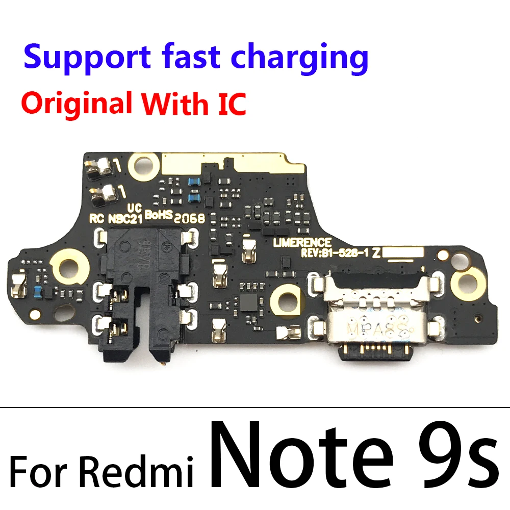 Зарядная док станция для Xiaomi Redmi Note 3 4 4X 5 6 7 8T 9 9S Pro 152 мм|Шлейфы мобильных телефонов|