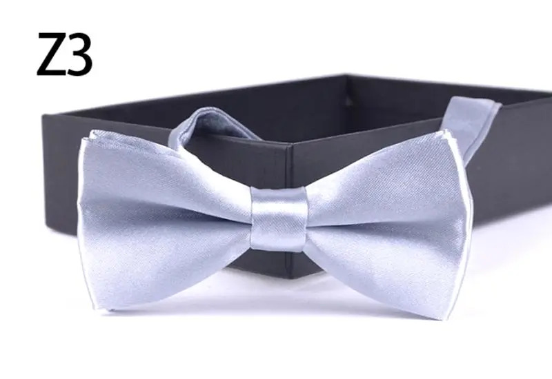 Популярный детский полиэстер шелк регулируемый галстук-бабочка для мальчиков и девочек лоток для хранения Твердые бабочки винтажный смокинг для вечерние подарок