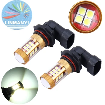 

NEW 2pcs Car Led 9006 28W Fog Lamps 3030 28SMD 6500K High Power Bulbs 12V HB4 Parking Lights Turning led For Ford Driving lights