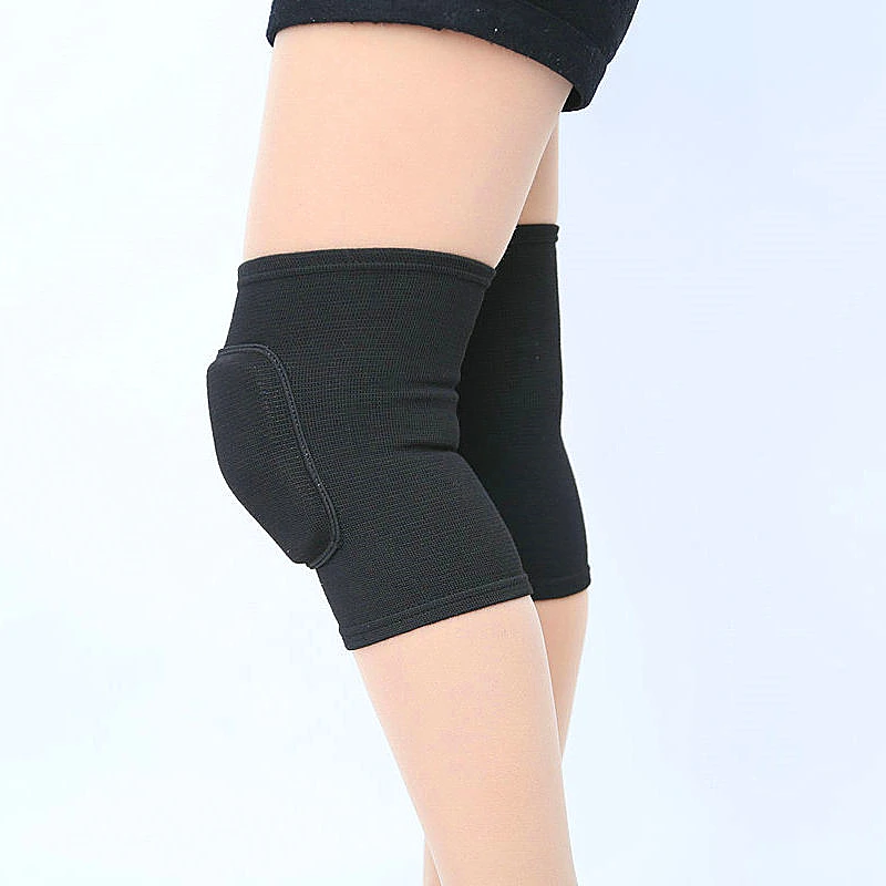Комплект из 2 предметов спортивные наколенники Танцы до уровня колен для волейбол теннис Поддержка коленного бандажа Зимние гетры, блины для кроссфита тренировки