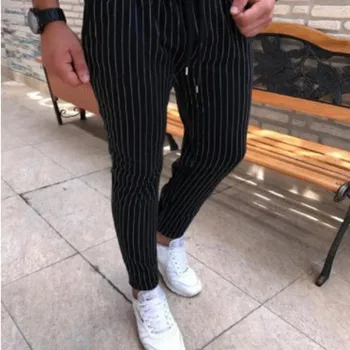 

New Men's Leisure Fashion Stripe Leisure Pants in 2019