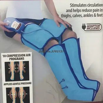 

Electric Air Compression Leg Massager Leg Wraps Foot Ankles Calf Massage Machine Promote Blood Circulation Relieve Pain Fatigue