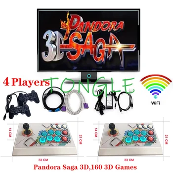 

Pandora 3D SAGA Split Arcade Console 4188 Games in 1 Motherboard 160 3d Games Wifi Online Download Game VGA HDMI Output