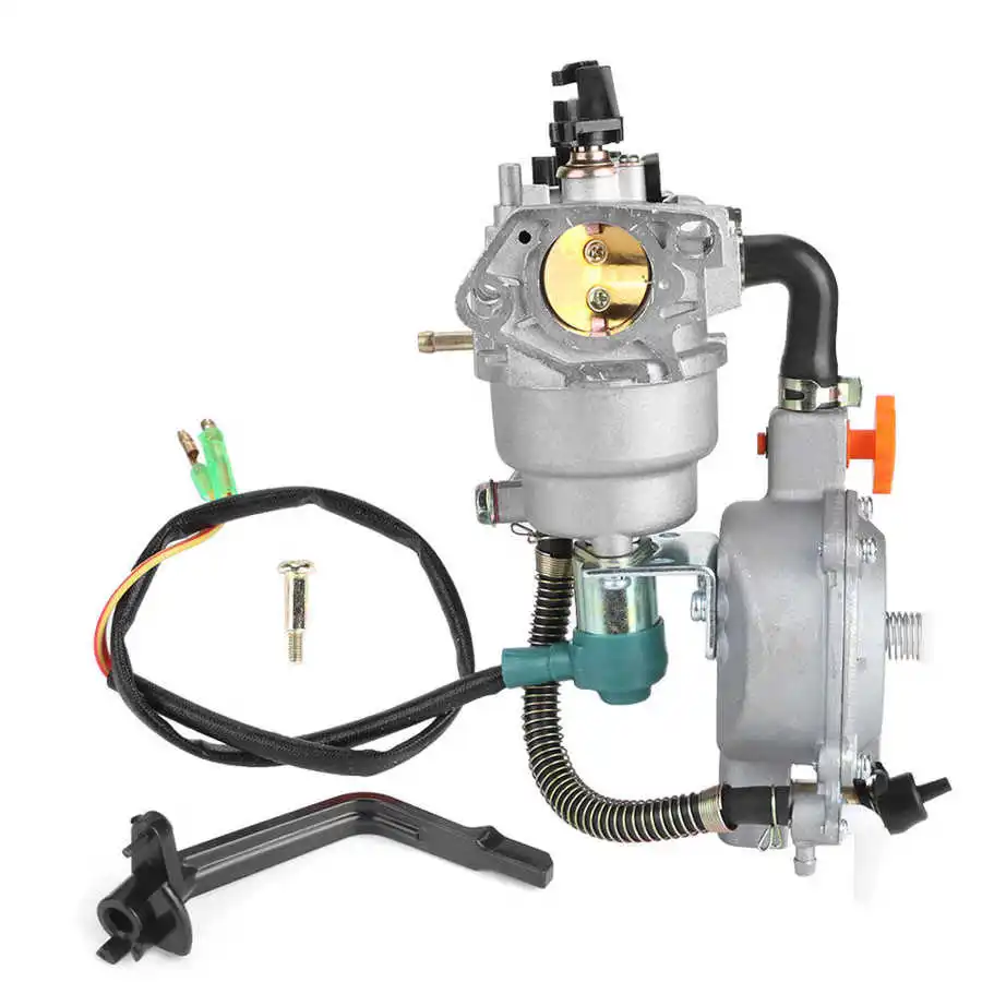 LPG CNG Generator Dual Fuel Carburetor Fit for GX390 188F Manual Choke Accessories 4.5-5.5KW |