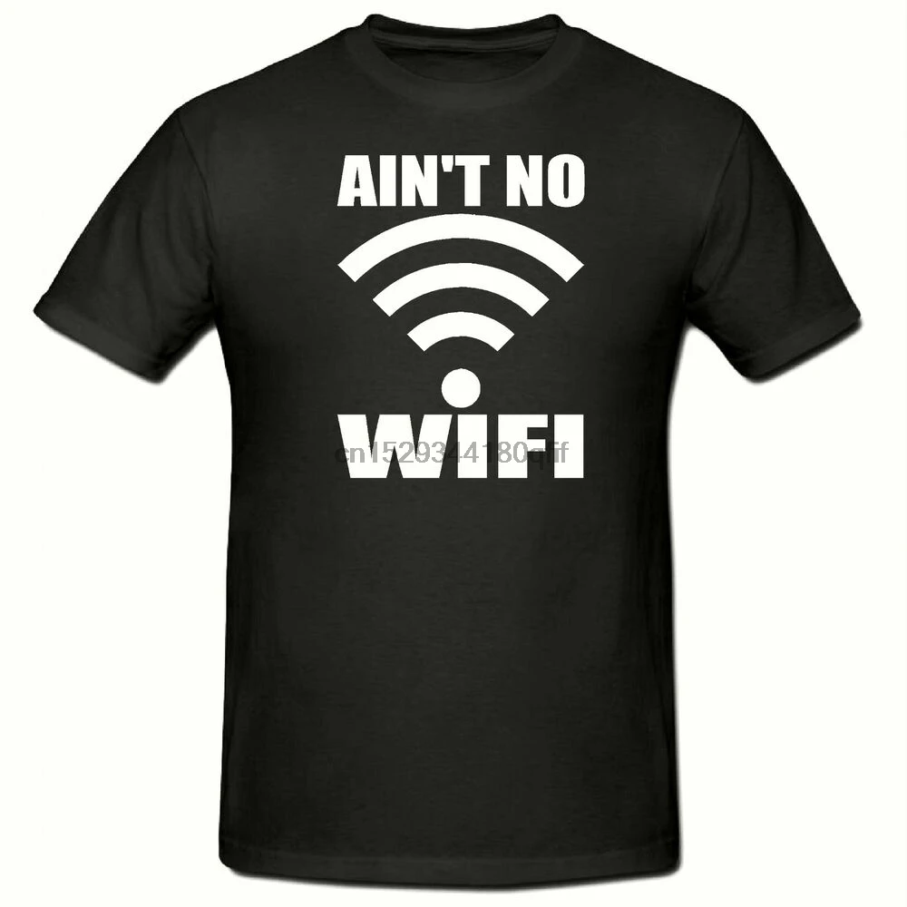Не не WI-FI футболка Забавный Новинка Мужская SHIRTSM-2XL | одежда