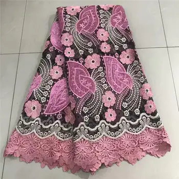 

Royal blue High Quality African Velvet lace fabric with Stones 5 yards 2019 New design Nigerian Embroidered Mesh Net Lace Fabric