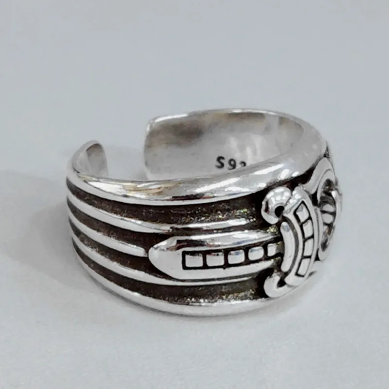 Boho Vintage New Sword Rings For Women Wedding Band Men Finger Rings Female Bohemian Jewelry Gifts