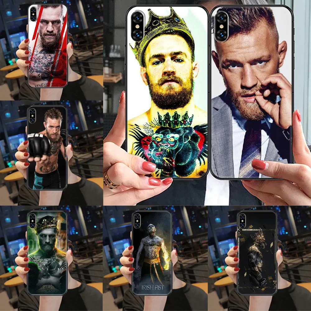 Чехол для телефона Irish Fighter Conor McGregor iphone 4 4s 5 5S SE 5C 6 6S 7 8 plus X XS XR 11 PRO MAX 2020 black trend funda |