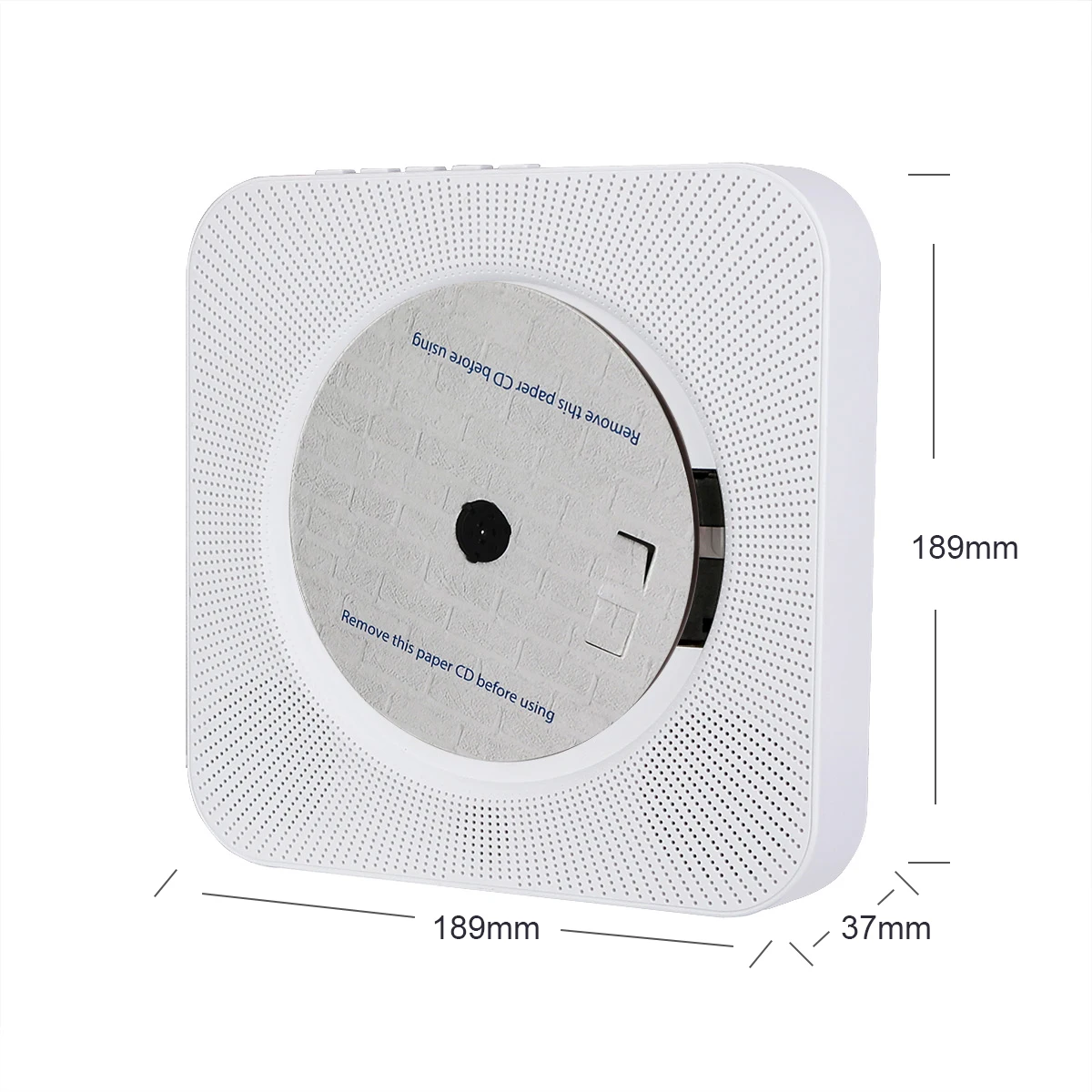 Retekess TR609 настенный CD-плеер с fm-радио Bluetooth динамик MP3 плеер AUX аудио вход пульт дистанционного управления