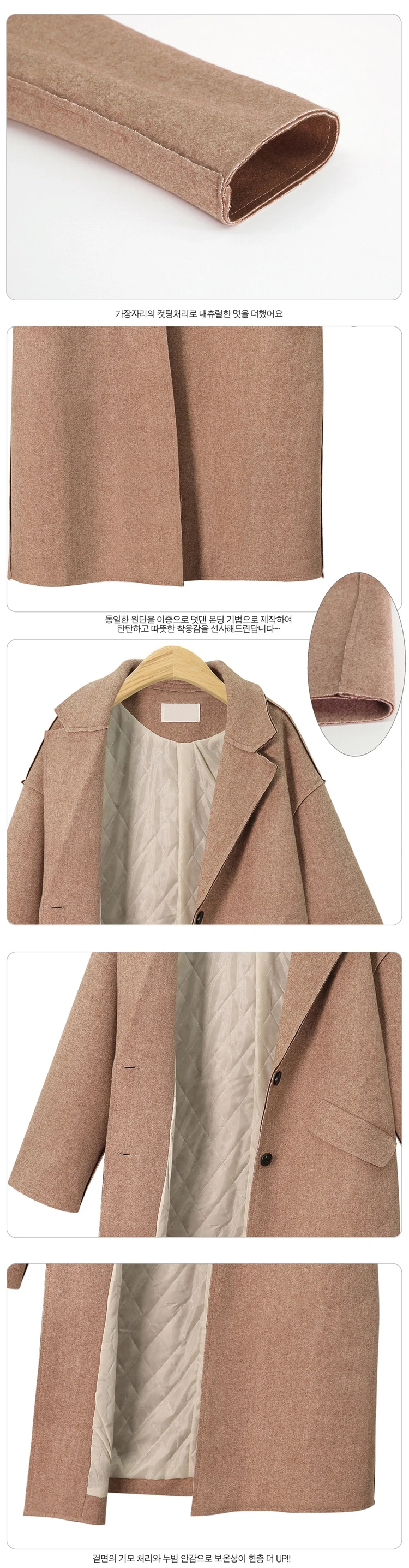 Women Winter Coats Winter New Large Size Women's Solid Color Lapel Windbreaker Loose Plus Cotton Long Wool Coat Female