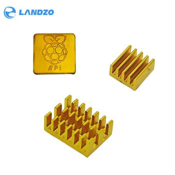 

Raspberry Pi 4 Heat Sink 3pcs Aluminum Heatsink Radiator Cooling Kit Cooler