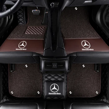 

Car Floor Mat For mercedes C class W203 W204 W205 W201 W202 AMG C43 C63 C216 C320 C160 C180 C200 Accessorie Floor Mat carpets