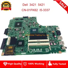 Для Dell Inspiron 2421 3421 5421 Материнская плата ноутбука CN-01FK62 GT730/2G I5-3337 материнская плата 12204-1 DNE40-CR PWB: 5J8Y4 полностью протестирована