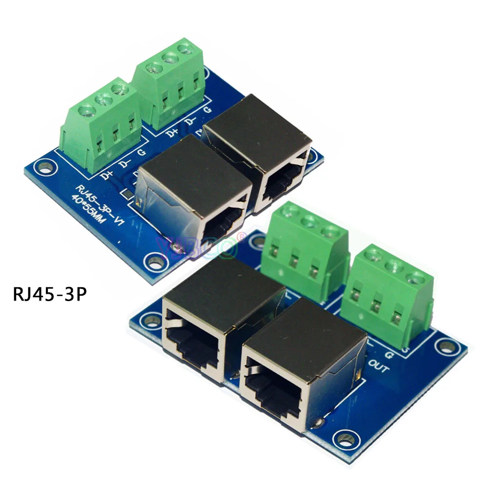 Wholesale terminal adapter 5 core XLR to 3 RJ45-3P ADDR2 XLR5-3P USE for CH LED dmx512 dimmer led decoder  Лампы и | Dimmers -32885126572