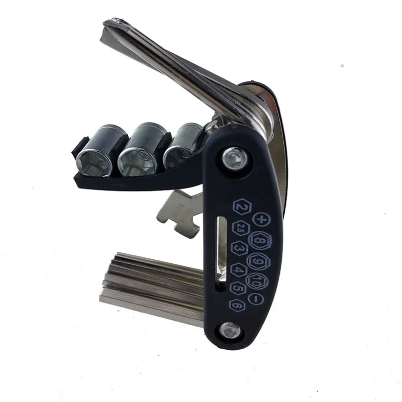

16 In 1 Multifunction Repair Tool Kit Hex Wrench Nut Tire Bicycle Repair Hex Allen Key Screwdriver Socket Bike Bicycle Tools