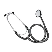 Farm animals Stainless steel Vet Stethoscope Portable Single Head Stethoscope for pig sheep Cardiology Equipment Dedicated 1