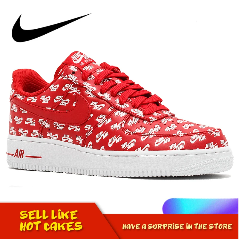 

Original Authentic Nike Air Force 1 AF1 07 QS Men's Skate Shoes Outdoor Sports Shoes Trends Lightweight Comfort New AH8462