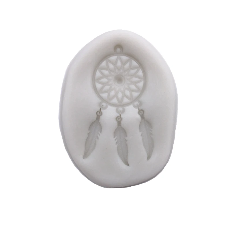 Wholesale 10 pcs Silicone Mold Feather Sugarcraft Cupcake Chocolate Baking Mold Fondant Cake Decorating Tools