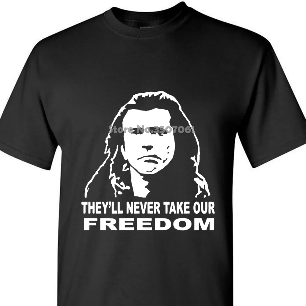 Braveheart William Wallace футболка из фильма Tribute S 3Xl хлопковые мужские футболки