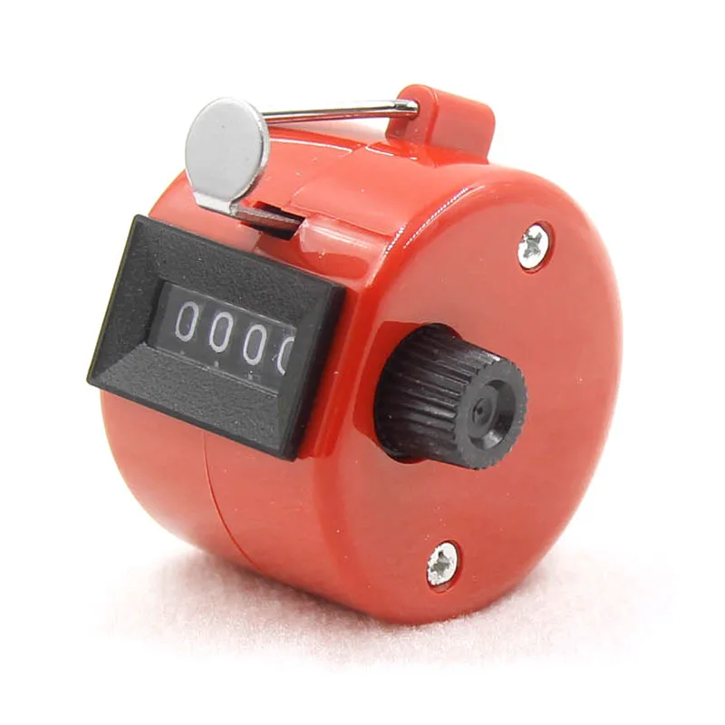 8 Color Digital Tasbih Counter 0-9999 Hand Tally Counter ABS Mechanical Clicker Mini Calculator Manual Count Tool