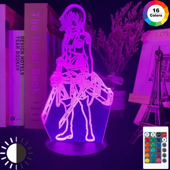 

Acrylic Table Lamp Anime Attack on Titan for Home Room Decor Light Cool Kid Child Gift Captain Levi Ackerman Figure Night Light