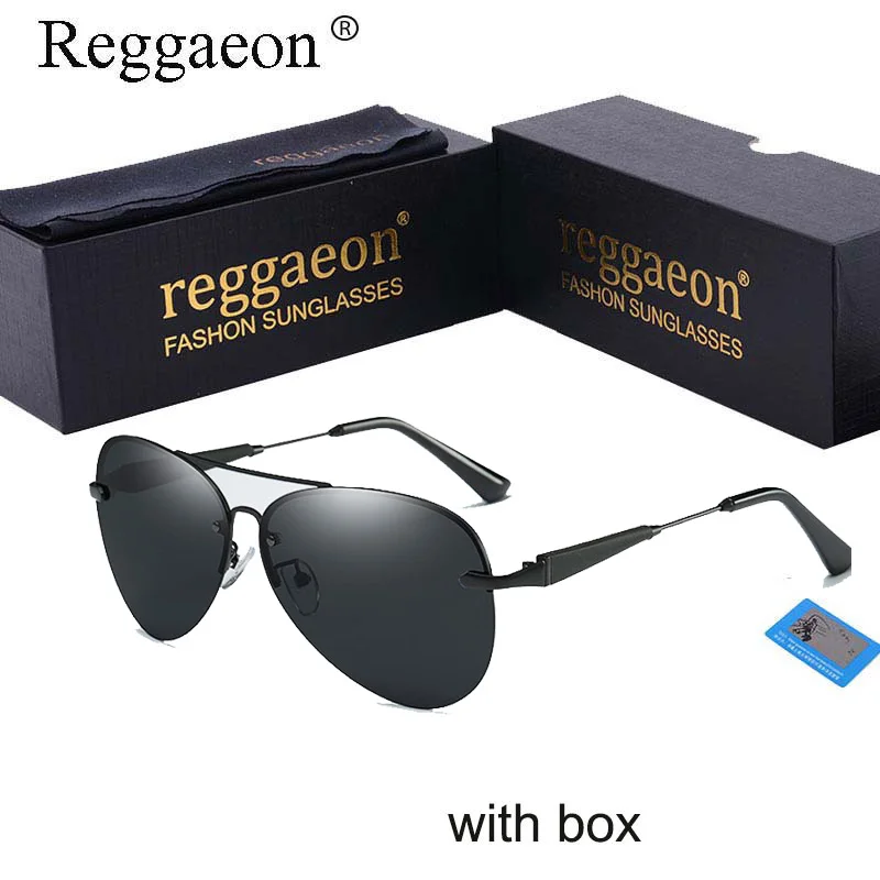 743 c3 with box reggaeon Новые поляризованные солнцезащитные очки Для мужчин Алюминий оправа из алюминиевомагниевого сплава Повседневное, очки для вождения, Для женщин Полу оправы м ногтей uv400 - Цвет линз: 743 c3 with box