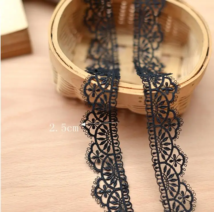 Lace Fabric 2 Yard/4 Yards Embroidered Net Lace Fabric Black White Lace Trim Ribbons DIY Sewing Handmade Craft Materials lace ribbon lace sewing supplies lace sewing accessories