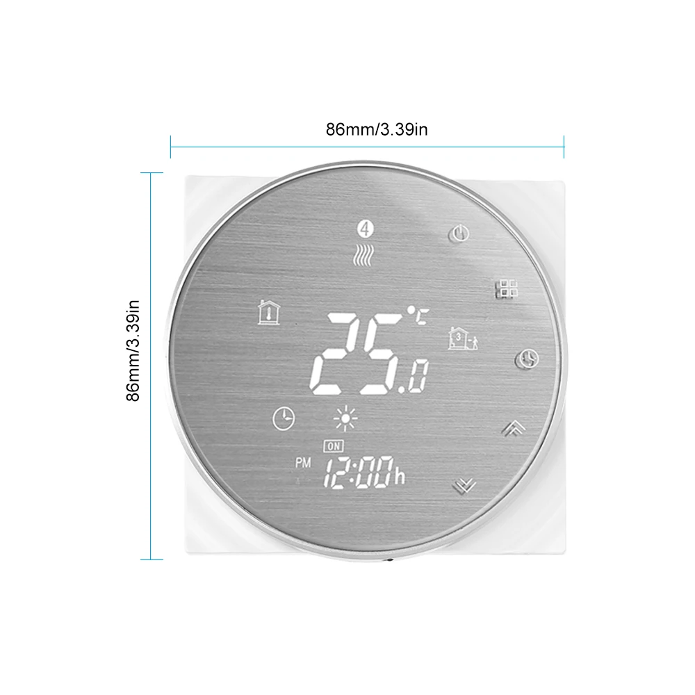 Wifi Smart Water/Gas Boiler Thermostat Tuya Remote Control Backlight Weekly Programmable LCD Touch Screen Temperature Controller