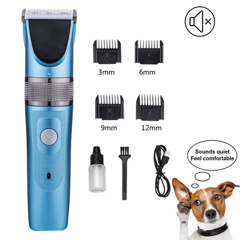 

Dog Clippers Cordless Dog Grooming Clippers Kit Rechargeable Quiet Pet Hair Clip RXJC