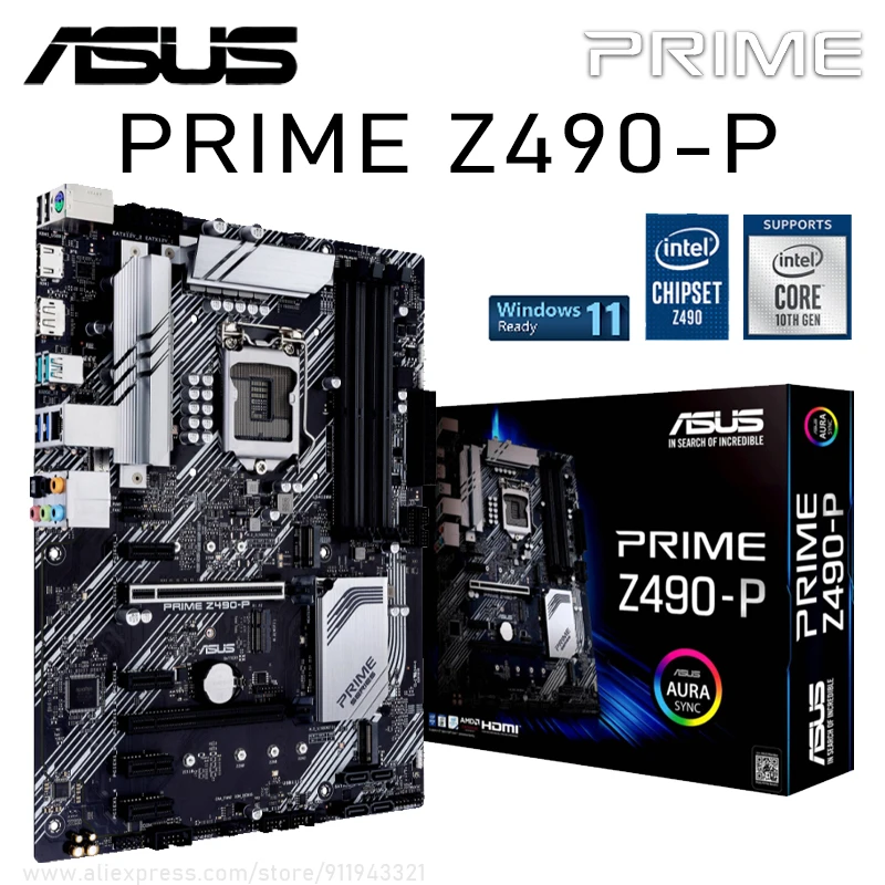 【ほぼ未使用品】ASUS Prime Z490-P Amazon.com: ASUS Prime Z490-P LGA 1200 (Intel® 10th Gen) ATX