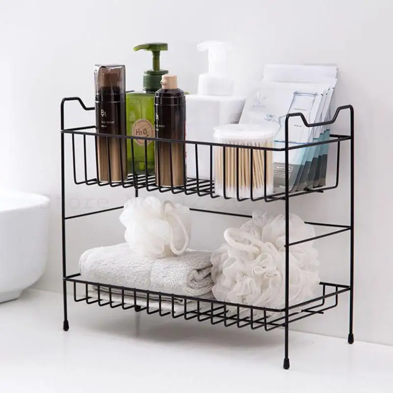 

Wrought Iron Multilayer Spice Rack, Kitchen Desktop Layered Shelf Mesa Ground Spices Shelves To Receive