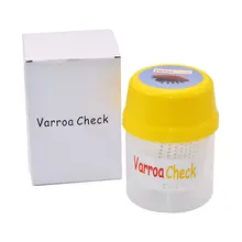 1 Набор, пробная бутылка VarroaMite для улей, Разрушитель Varroa, легкая проверка клещей 1 Набор, пробная бутылка VarroaMite для улей, Разрушитель Varroa, легкая проверка клещей