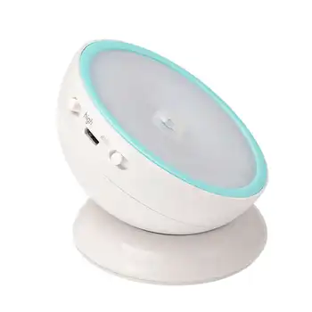 

Rechargeable USB LED Motion Sensor Night Light 360 Rotating Toilet WC Kitchen Bedroom Cabinet Wall Portable Reading Table Lamp