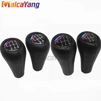 

5 6 Speed Genuine Leather Gear Shift Knob With M Logo For BMW 1 3 5 6 Series E30 E32 E34 E36 E38 E39 E46 E53 E60 E63 E83 E84