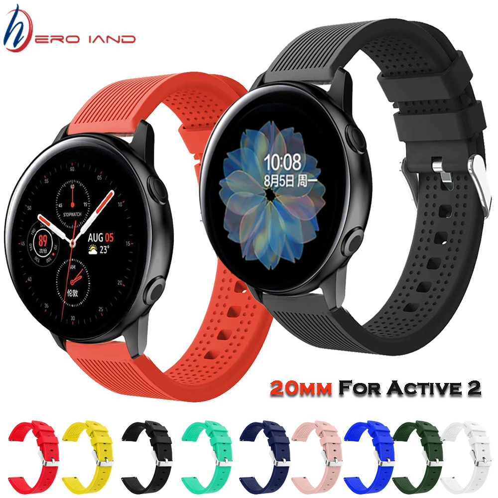 Galaxy Watch Active 2 Band Per Samsung Galaxy Watch 42Mm Gear Sport 20Mm Cinturino Per Orologio Amazfit Bip Huawei Watch 2 Pro Accessori
