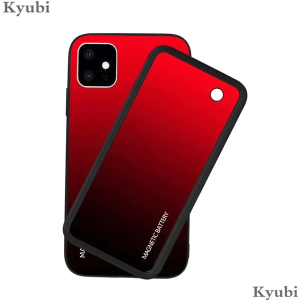 for iphone 11Pro Max 5000 мАч Зарядное устройство высокой мощности чехол для iphone 11 Pro Max внешняя портативная беспроводная зарядка для iphone 11 Pro роскошный 2 в 1 - Цвет: for iphone 11Pro Max