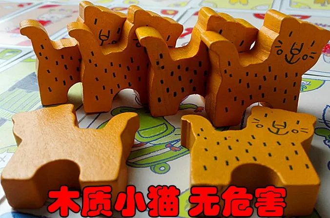 Mi Crazy карточка с кошкой настольная игра для родителей и детей