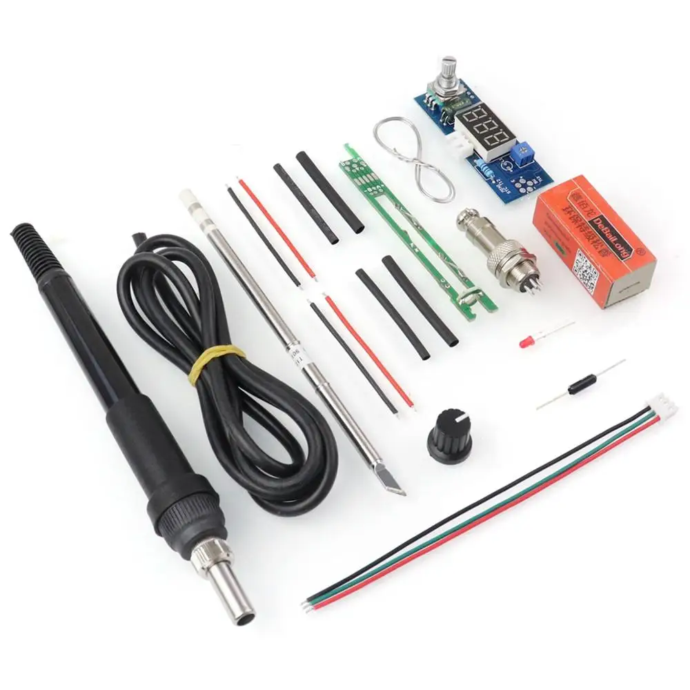 Electric Unit Digital Soldering Iron Station Temperature Controller Kits For Hakko T12 Handle Diy Kits W Led Vibration Switch Electric Soldering Irons Aliexpress Electric Unit Digital Soldering Iron Station Temperature Controller Kits For Hakko T12 Handle Diy Kits W Led Vibration Switch Electric Soldering Irons Aliexpress