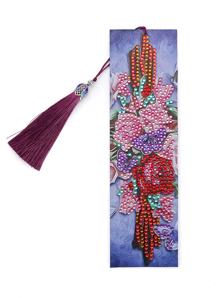 Набор для самостоятельной закладки алмазная живопись закладка кожаных