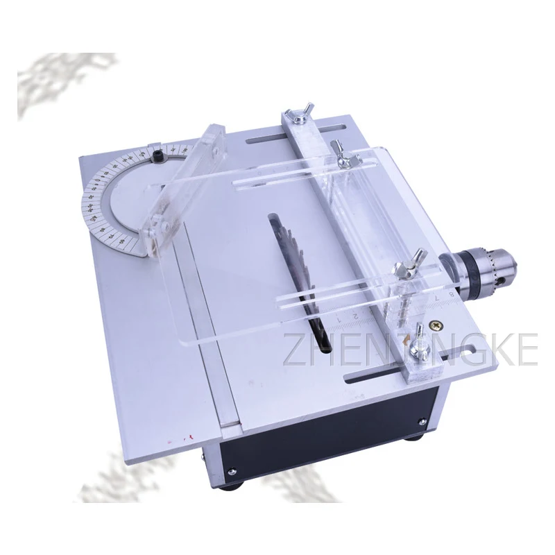 Mini Small Table Saw Multifunction Miniature Small Table Saw DIY Woodworking Chainsaw Small Cutting Sanding Polishing Table Saw