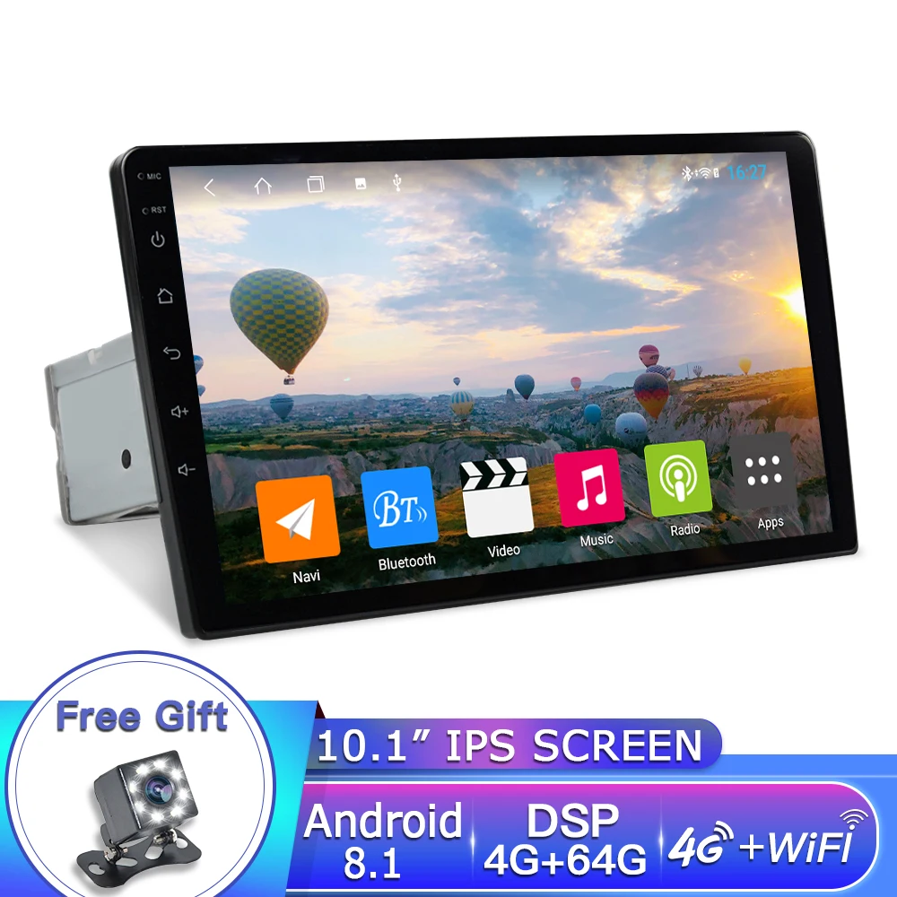10inch TS9 4-64 EKIY Android 8,1 универсальный автомобильный радиоприемник Восьмиядерный gps навигатор для Mazda Toyota Volkswagen Nissan Kia qashqai peugeot LADA 2Din - Цвет: 10inch TS9 4-64