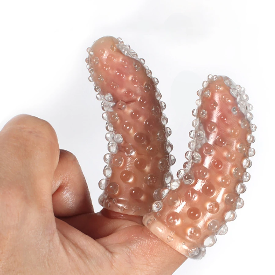 Finger Sleeve Vibrator Female Masturbator Silicone Adult Clit Stimulate Erotic Exotic Accessories Sex For Women Lesbian Toys sex toys
