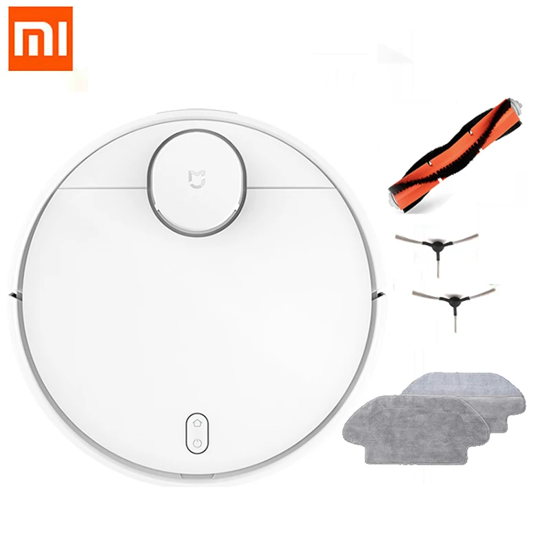 White Add P1 Xiao mi робот пылесос 3 подметания уборки STYJ02YM 2100Pa всасывающий пылесборник mi Home apirador Беспроводная Очистка - Цвет: White Add P1
