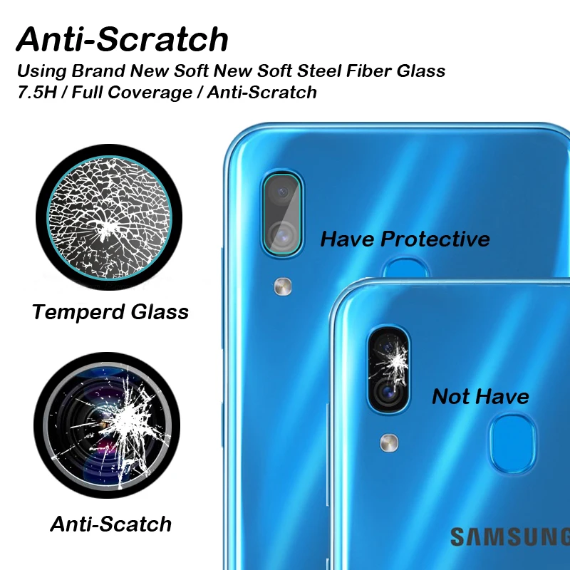 Camera Protective Film for Samsung Galaxy s10 plus s10e m10 m20 m30 a50 a30 a10 Lens Protective Tempered glas