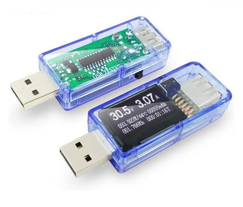 Горячая 12 в 1 USB dc Цифровой вольтметр тестер amperimetro напряжение измеритель тока Амперметр детектор power bank индикатор зарядного устройства - Цвет: 1  PC